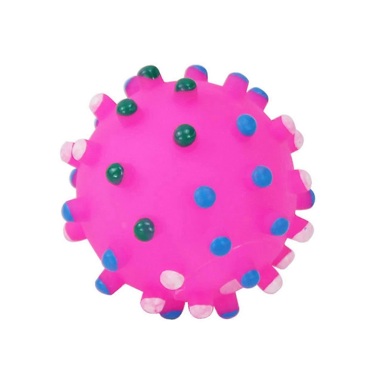 8pcs Pet Sounding Toy Dog Squeaker Balls Set for Chewing, Grabbing, Playing - Random Color Durable Dog Toys