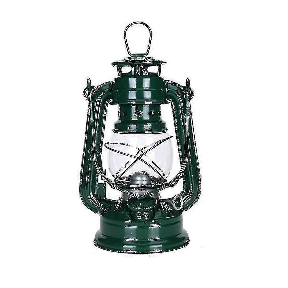 Portable Handheld Oil Lamp Iron Retro Style Candlestick Outdoor Lighting Picnic Kerosene Lights Lant