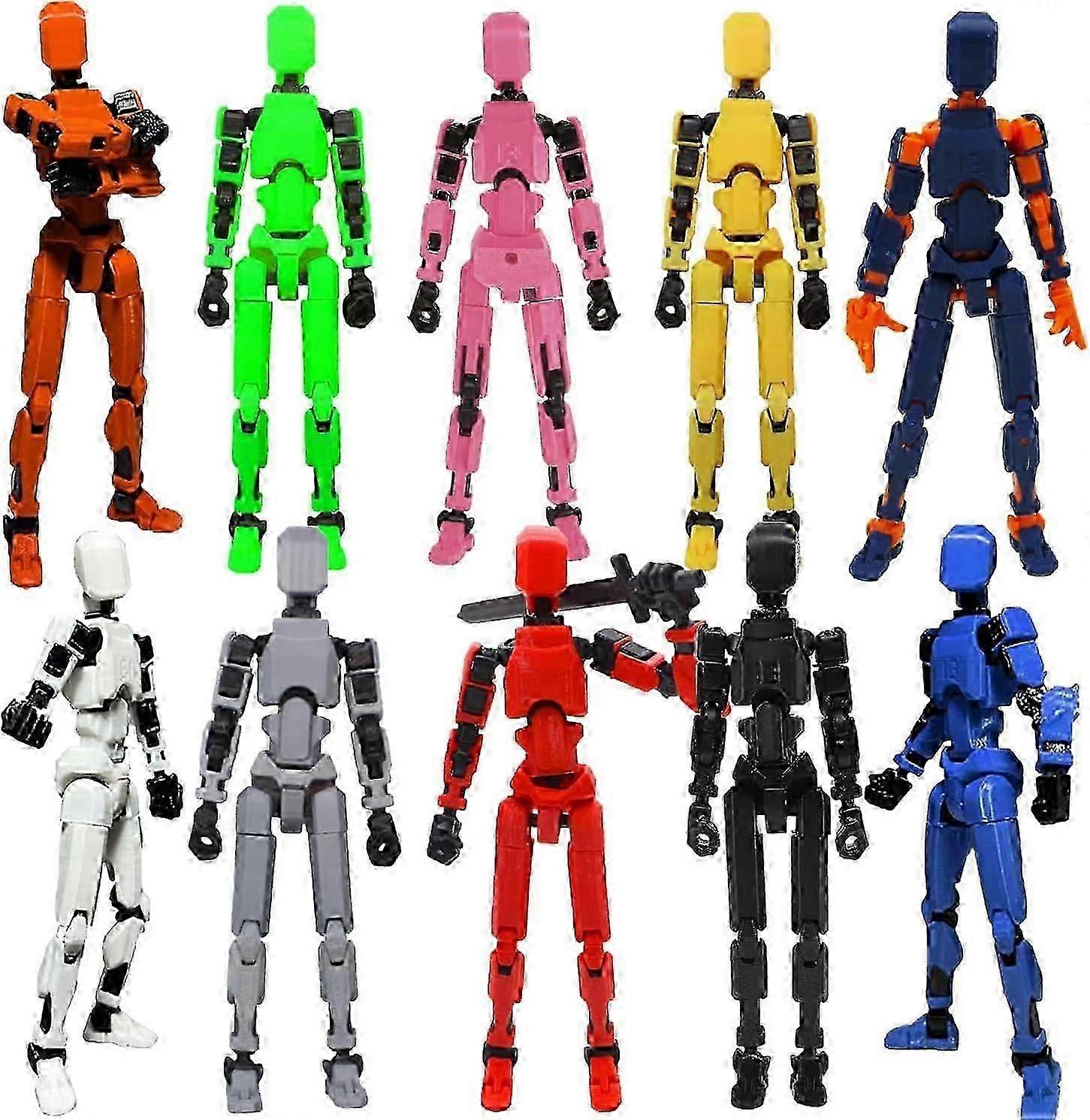 T13 Action Figure,robot Action Figure,t13 Action Figure 3d Printed Multi-jointed Movable,13 Action Figure Dummy,decorations For Action Figures(royal B