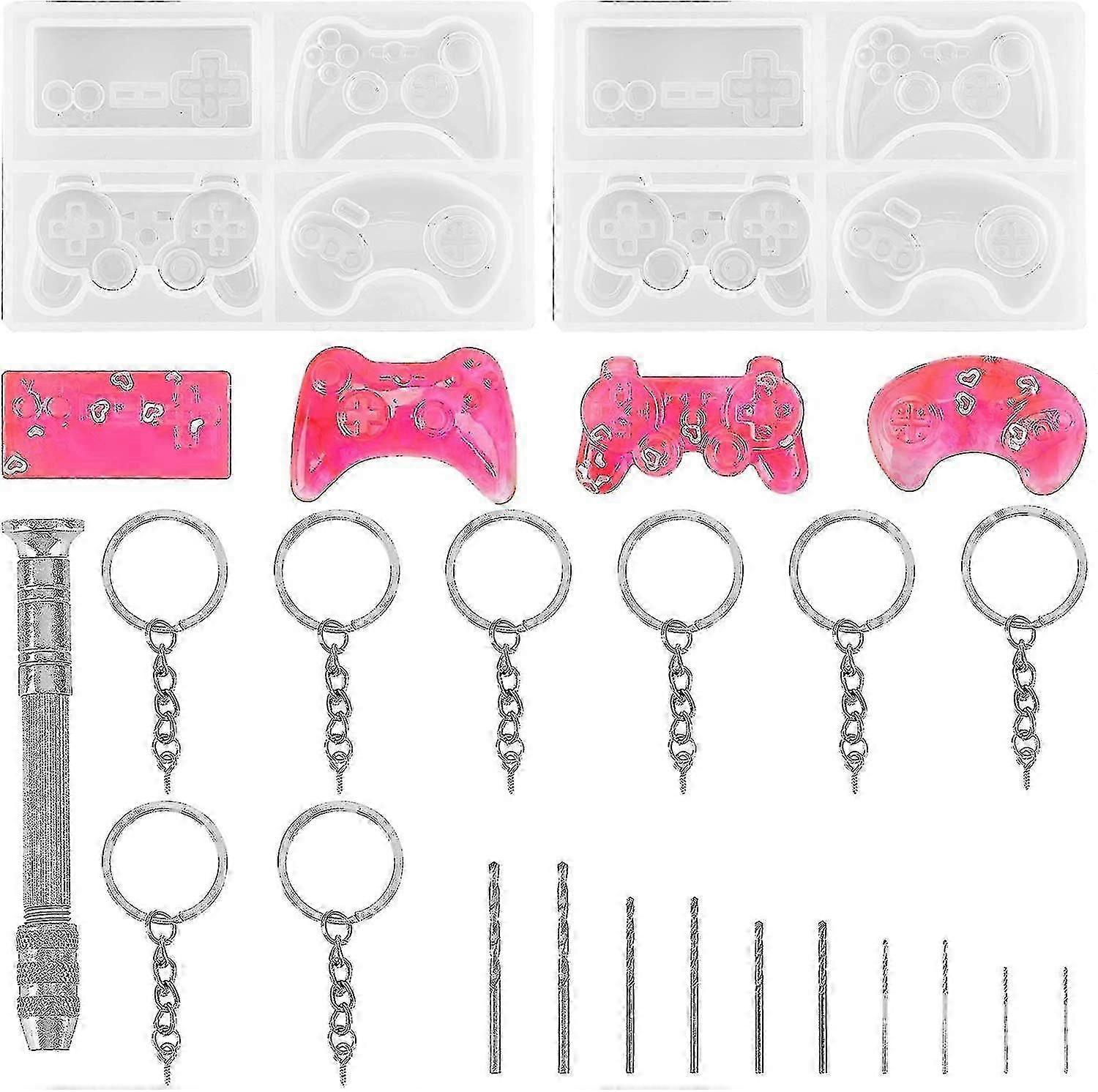 1set Controller Silicone Resin Diy Kit, Video Console Resin With