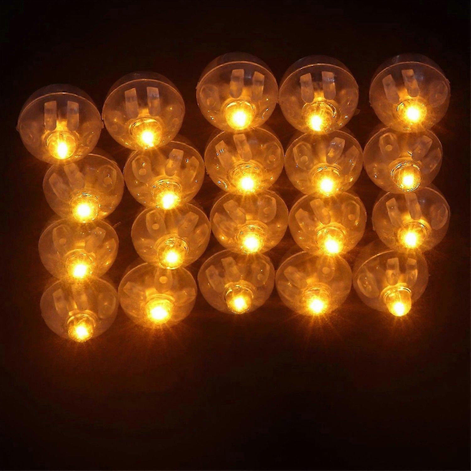 50Pcs Mini S LED S, Dby S, For Wedding Mouse, Yellow