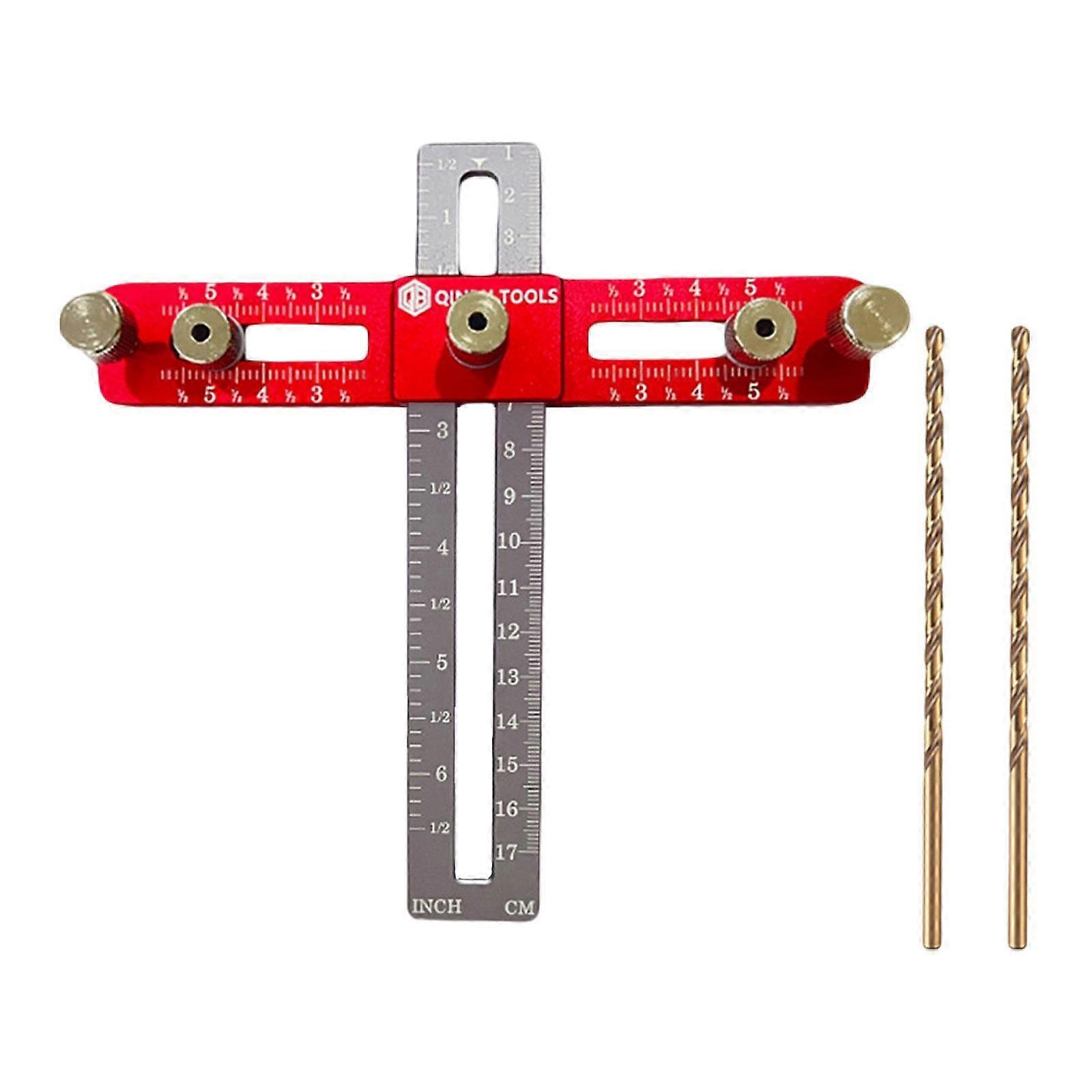 Cabinet Hardware Jig Punch Locator Fast Accurate Metal Woodworking Tool Drill