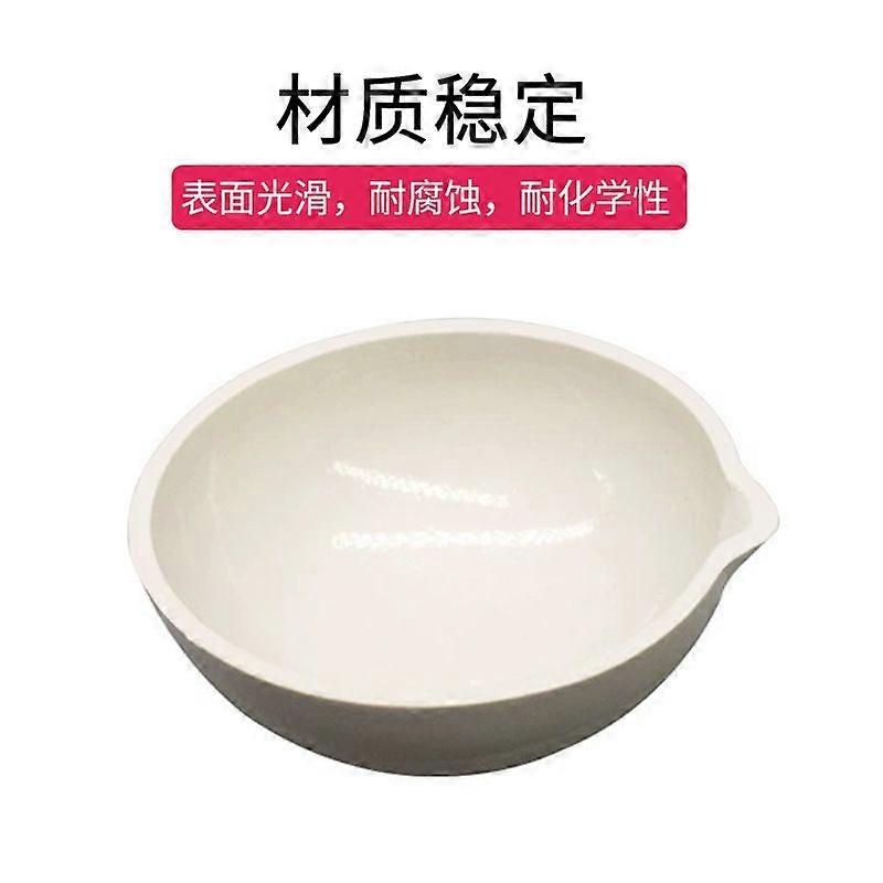 2pcs Ceramic Evaporating Dish for Laboratory Heating Experiments Easy to Clean for Chemistry Analysis and School Science Projects