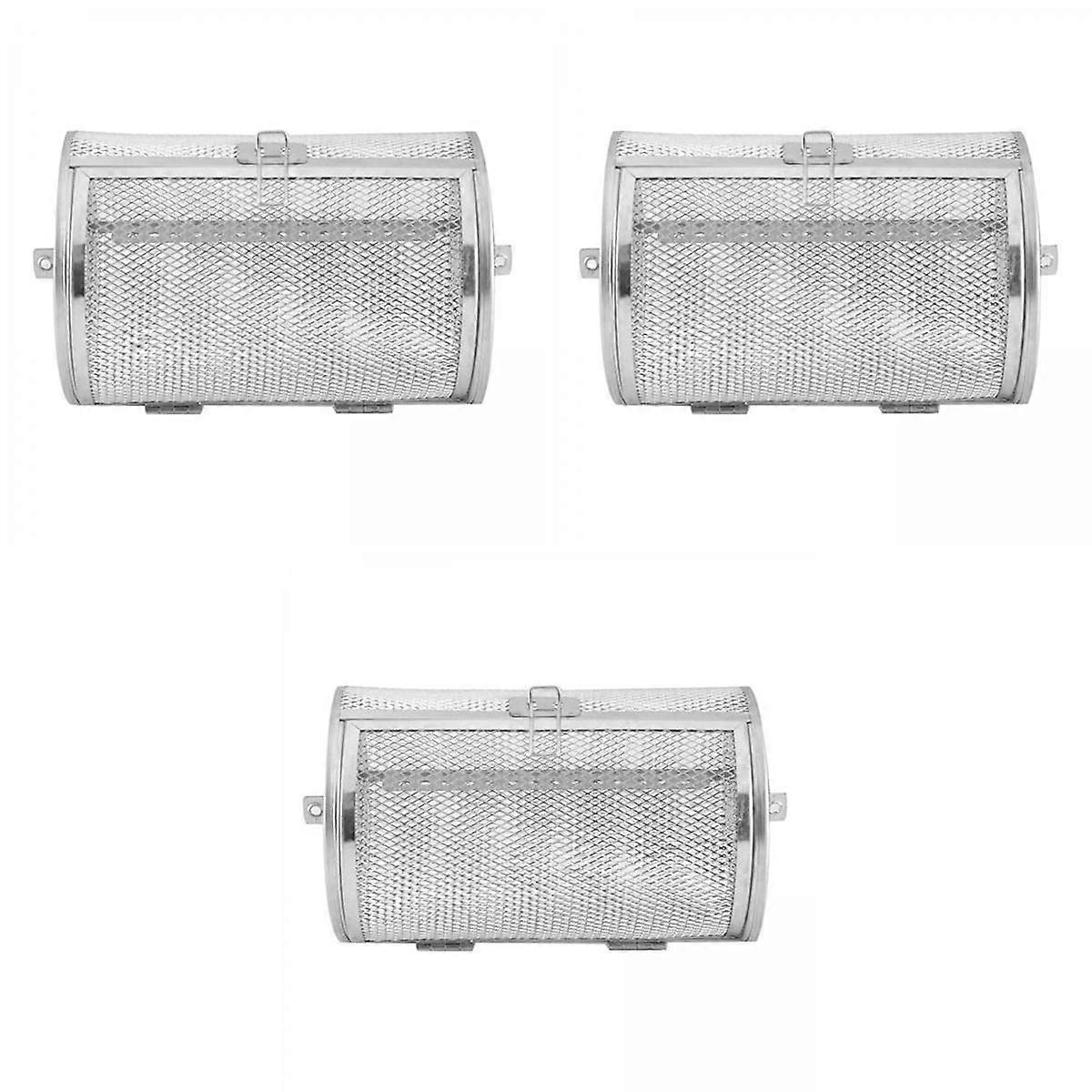 3 stykker kjøkkenbakervarer roterende for peanøtttørket nøttegrill