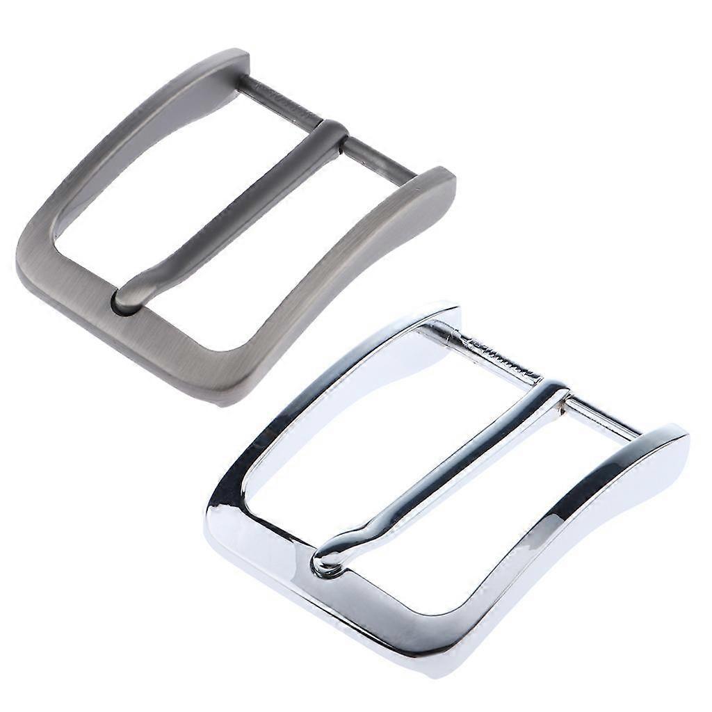 2 Pieces Buckle Lock Belt Replacement Rectangular Pin Suitable for