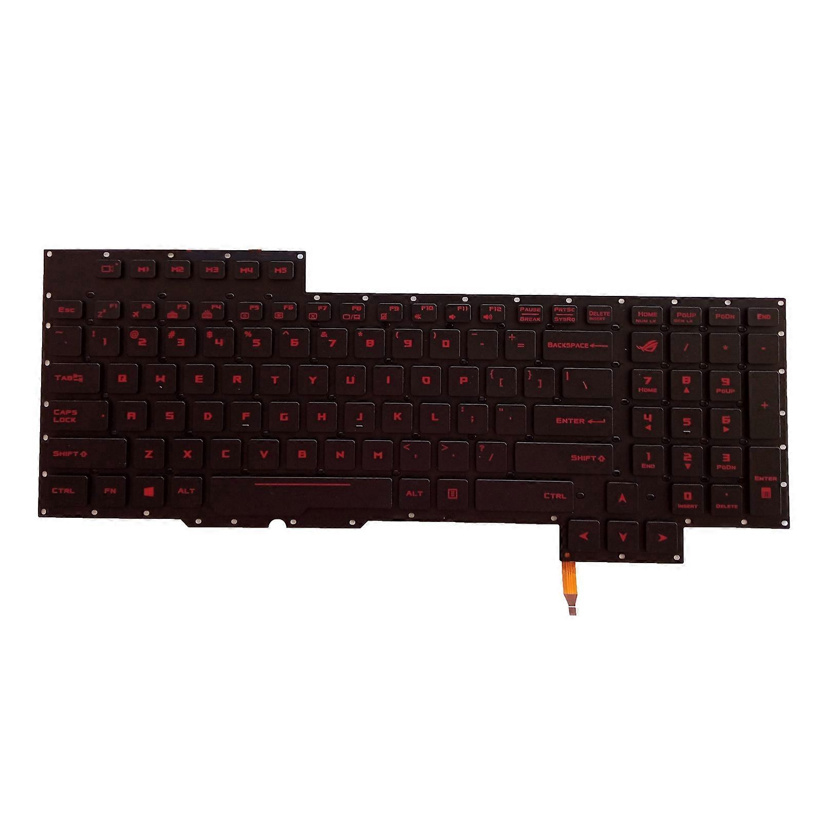 US Version Keyboard With Frame For  G701 G701VO GX700 GX700VO Red Printing Backlit US Version Keyboards Multicolor