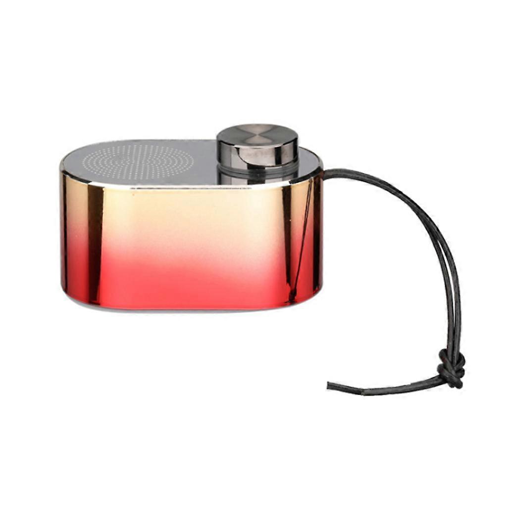 Wireless Bluetooth-compatible Speaker Dustproof Recharable Battery Handfree Call MP3 Mav WMA Flc APE for Play Speakers  Red