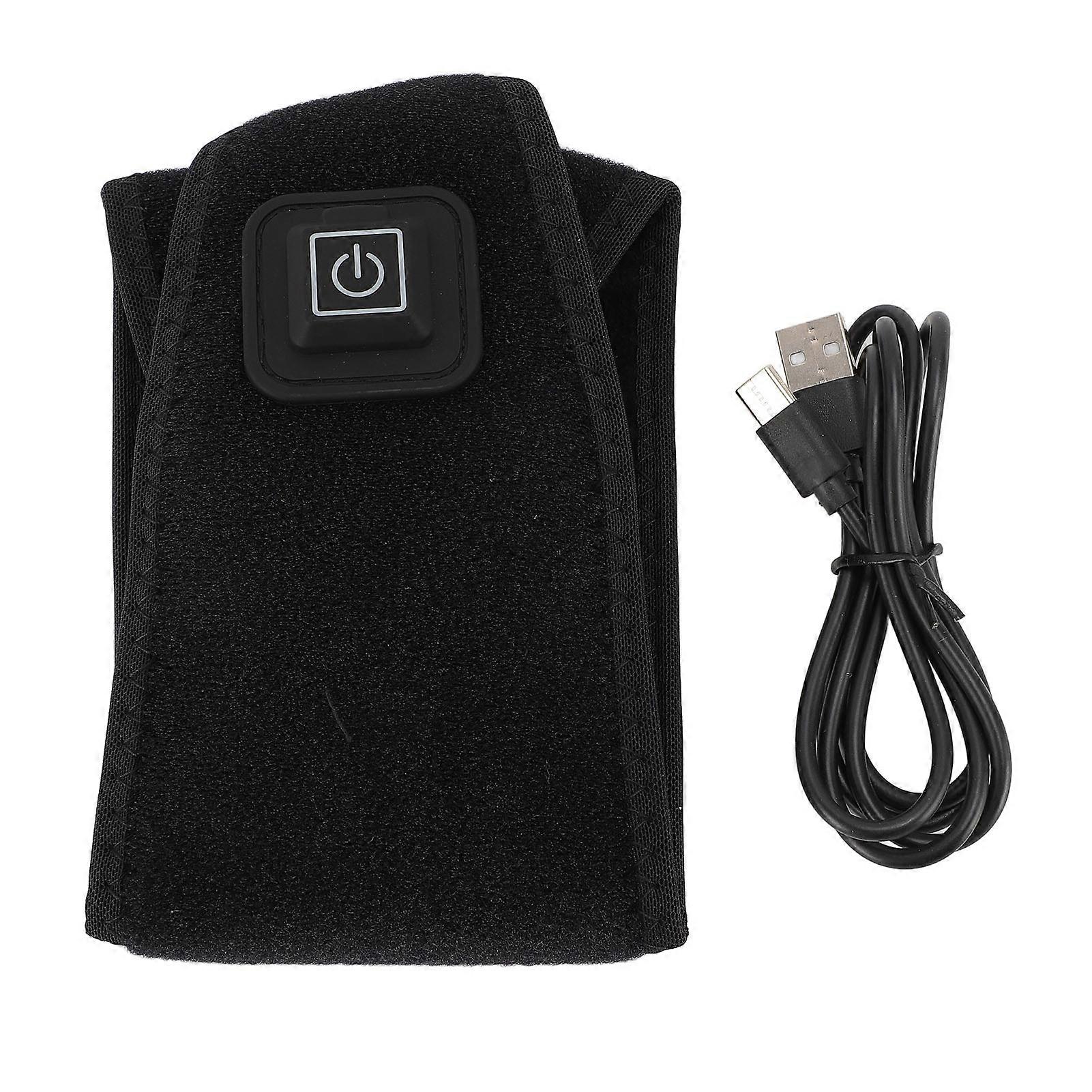 USB Heated Wrist Brace 3 Temperature Levels, Self-Grip Heating Pad for Elbows, Hands and Ankles
