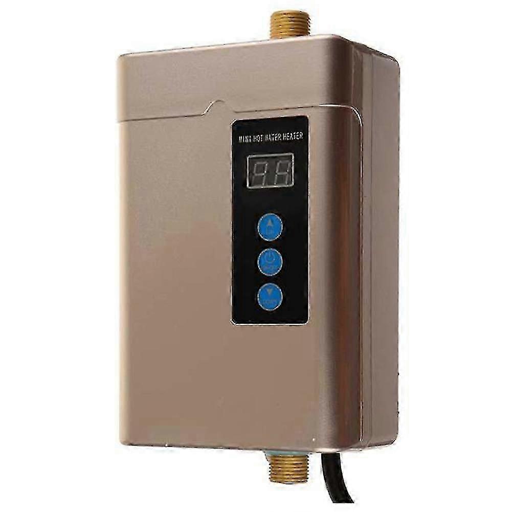 Eu Plug Electric Water Heater Gold
