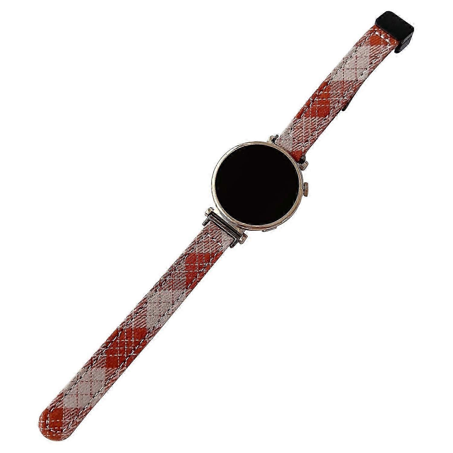 18mm Universal Wrist Watch Band Canvas Strap Replacement with Magnetic Buckle for Various Brands