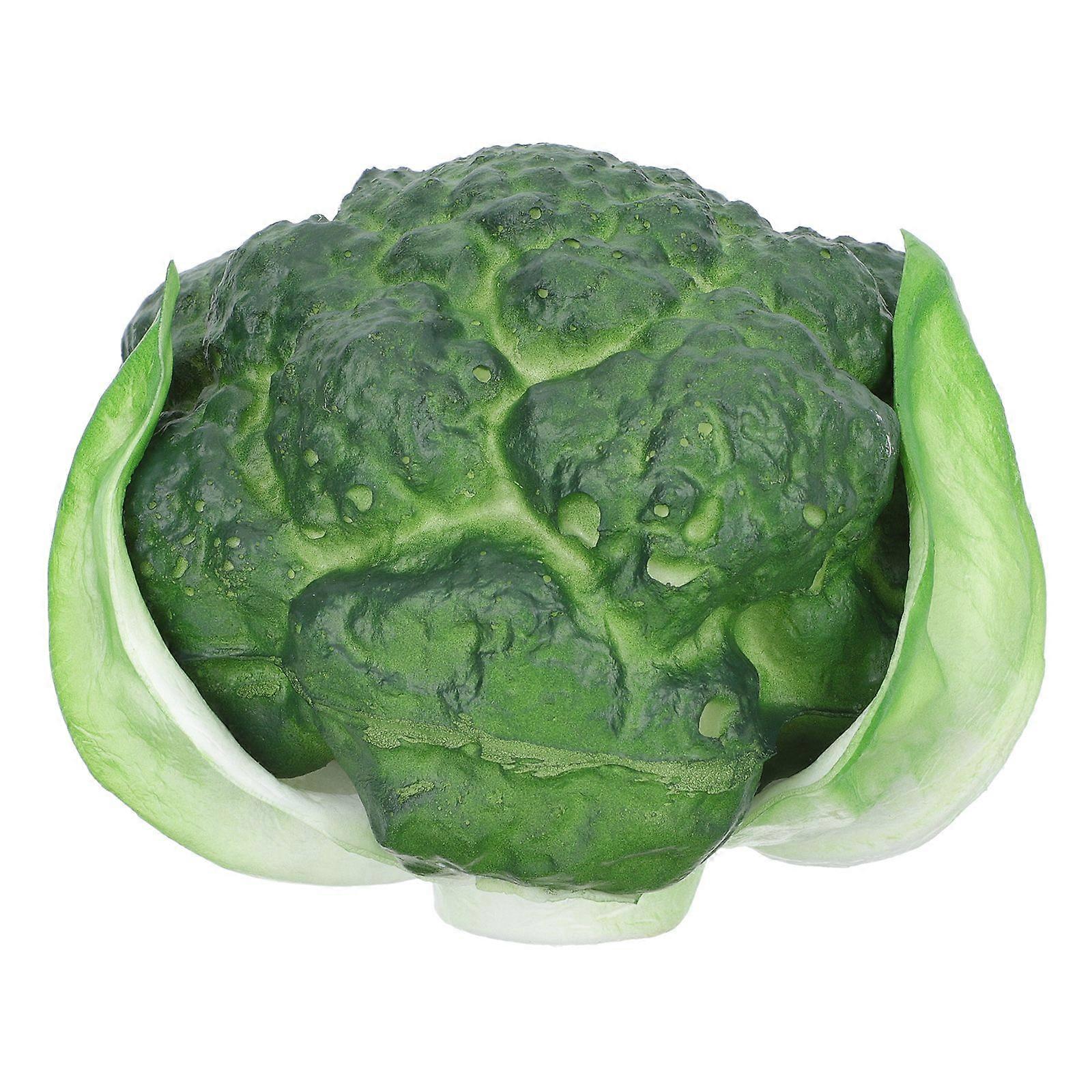 Simulation Broccoli Decoration Lifelike Vegetable Model Creative Photo Prop