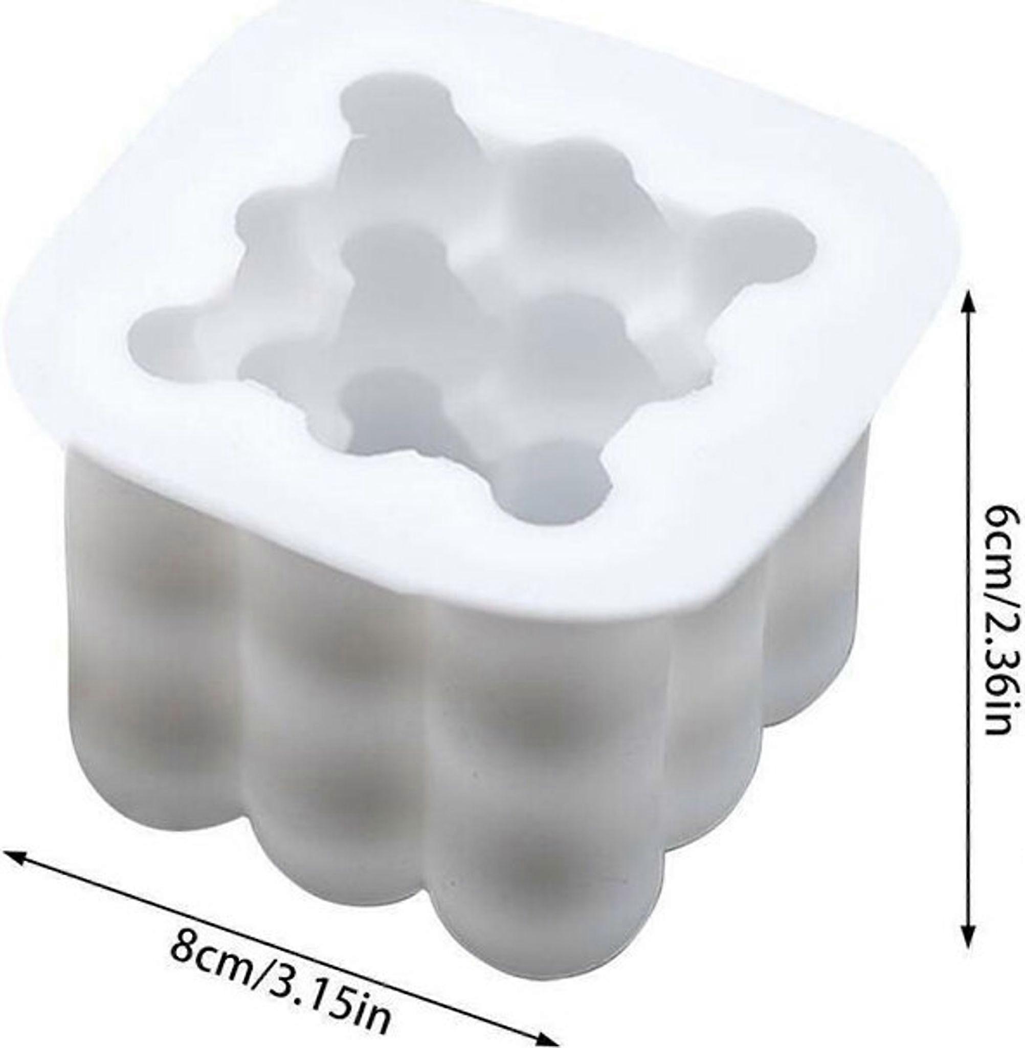 Silicone mold, 3D candle mold DIY, 6cm X 8cm