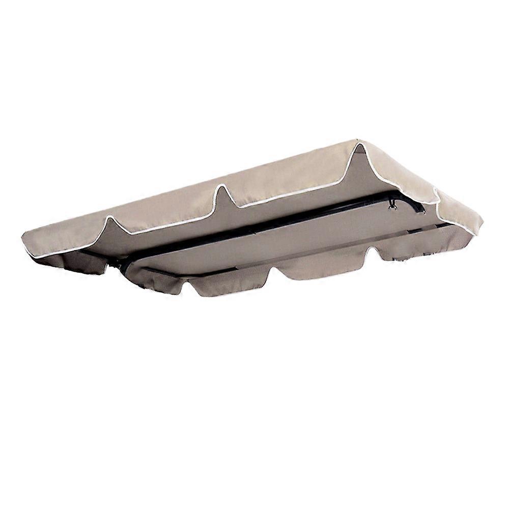 Durable Beige Swing Sunshade Cover – UV Blocking & Water Resistant Canopy Replacement for Outdoor Swings in Patios & Yards