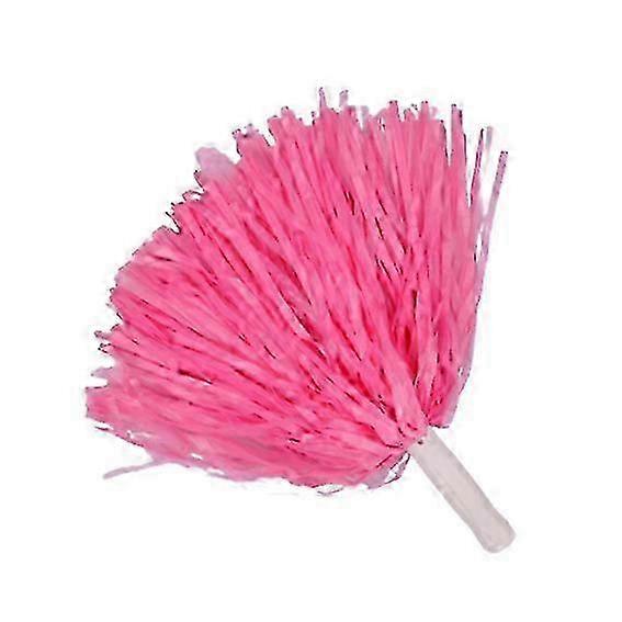 12 Paket Pembe Amigo Ponpon Pom Spor Dans Takım Ruhu Tezahürat için