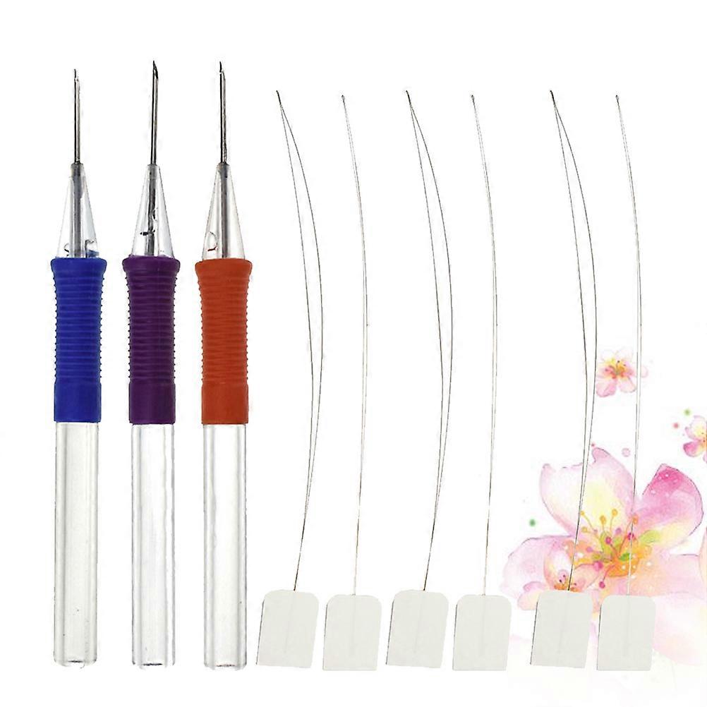 Needlework Punch Set, Perfect for DIY Lovers Featuring Sturdy Needles and Threads
