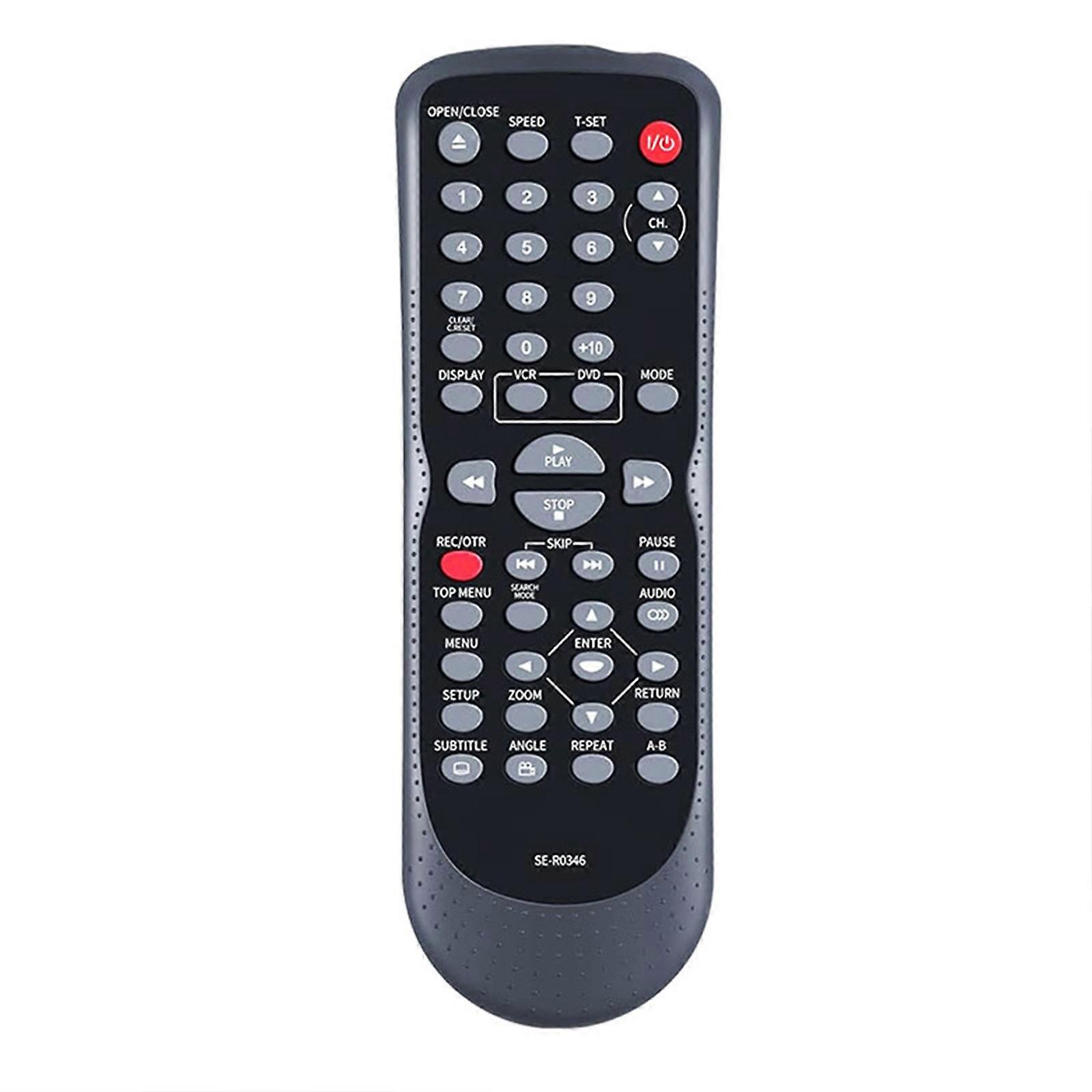 SER0346 Remote Control Replacement Remote Control for SDV398 SDV398KC SDV392 SER0346 VCR Player Remote Controller Multicolor