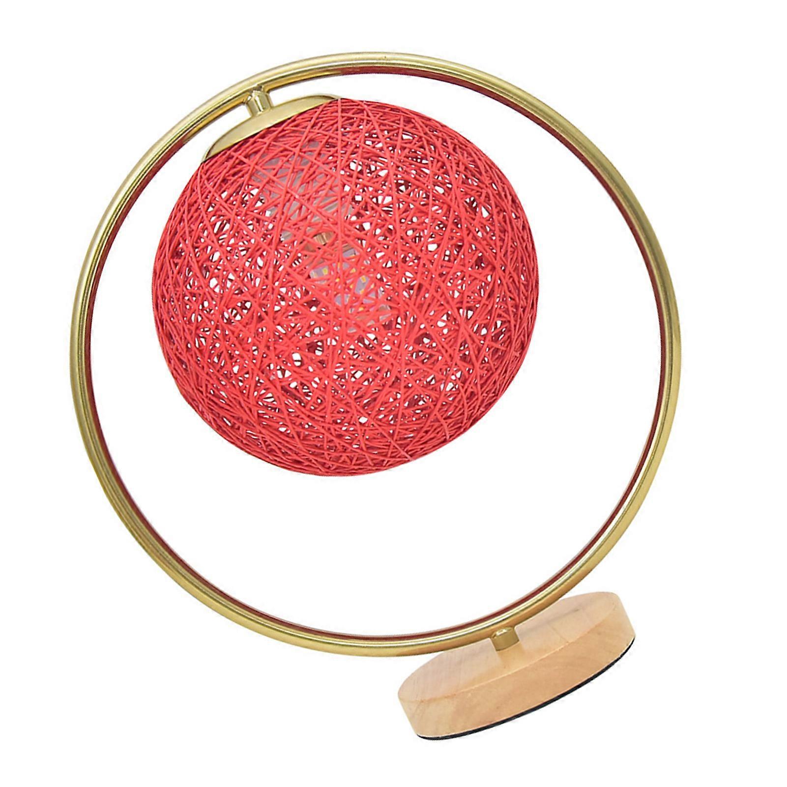 Στρογγυλό επιτραπέζιο φωτιστικό σφαιρών αμπέλου ρομαντικό διακοσμητικό νυχτερινό φως για το κόκκινο υπνοδωμάτιο γάμου