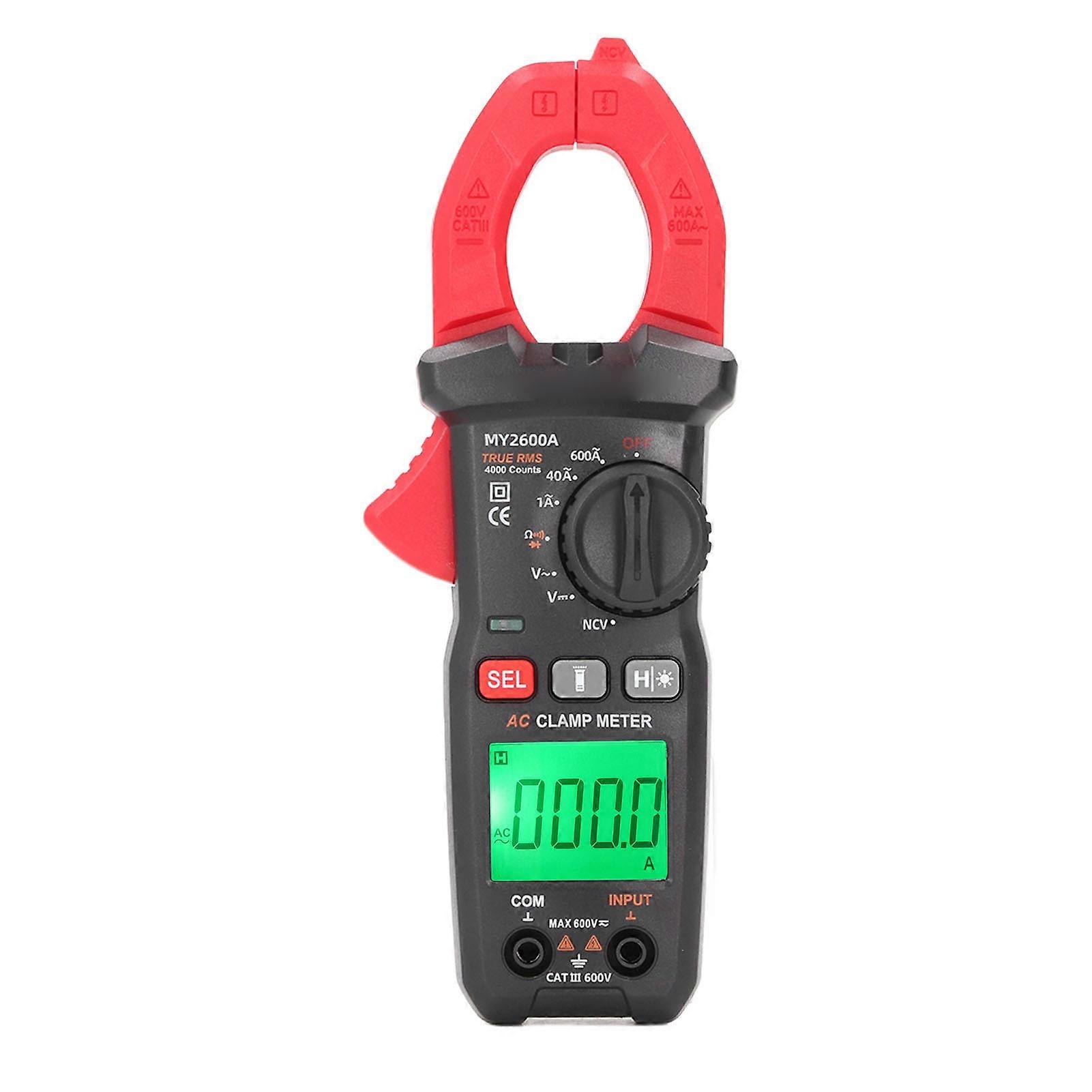 Digital Clamp Meter Handheld Electrical Voltage Tester Electrical Tool for Measurement 