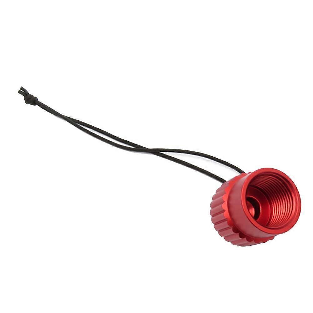 Scuba Diving Aluminum Thread Dust Cap for Bottle Valve End Cap Accessory Red Color