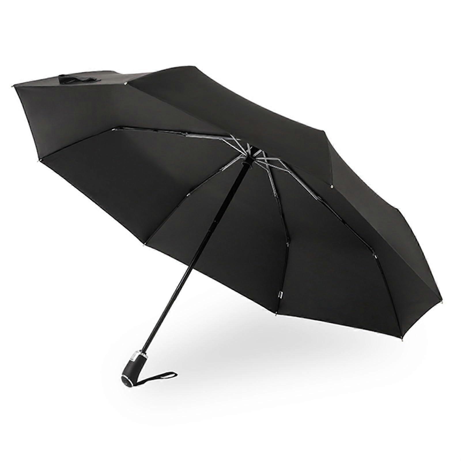 Folding Windproof Umbrella for Men, Automatic Open Close, UV Protection, Compact Travel Size, Durable Material