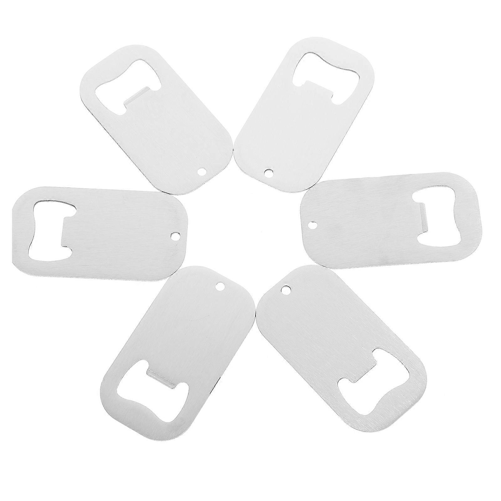 Multifunctional Stainless Steel Bottle Opener Practical For Lovers 12Pcs