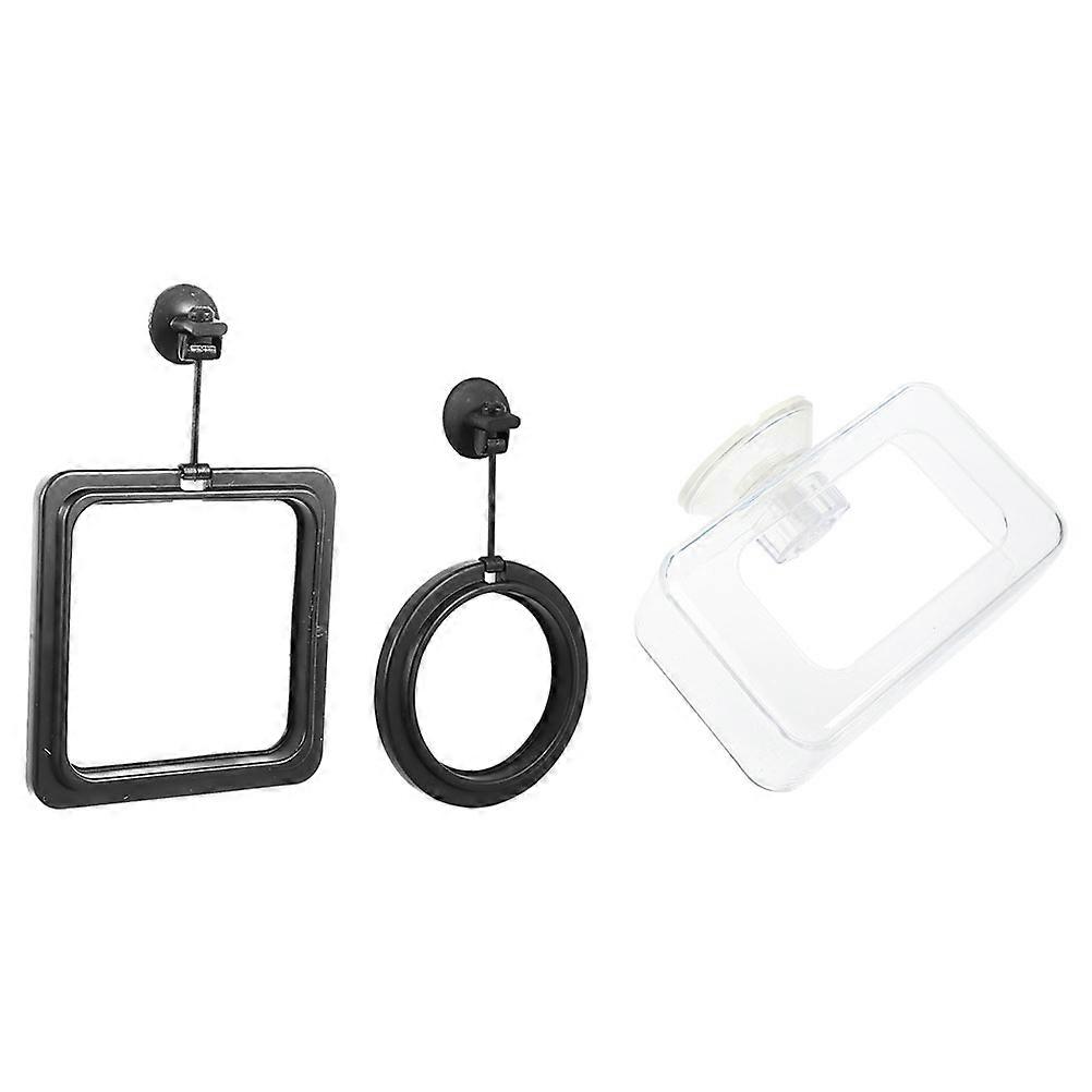 Fish Tank Ring Feeder Floating Feeding Circle Convenient Viewing For Fish Tank 3Set