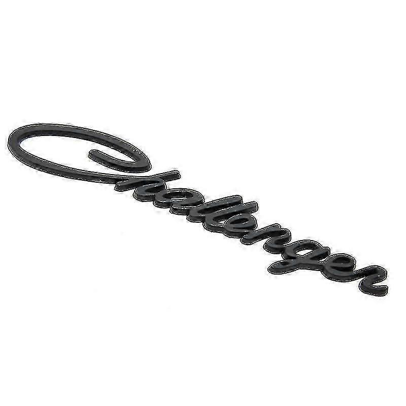 3D معدن كروم أسود شعار تشالنجر شعار رسائل شارة صندوق السيارة لدودج هوكا SRT هيلكات تشالنجر بوريس