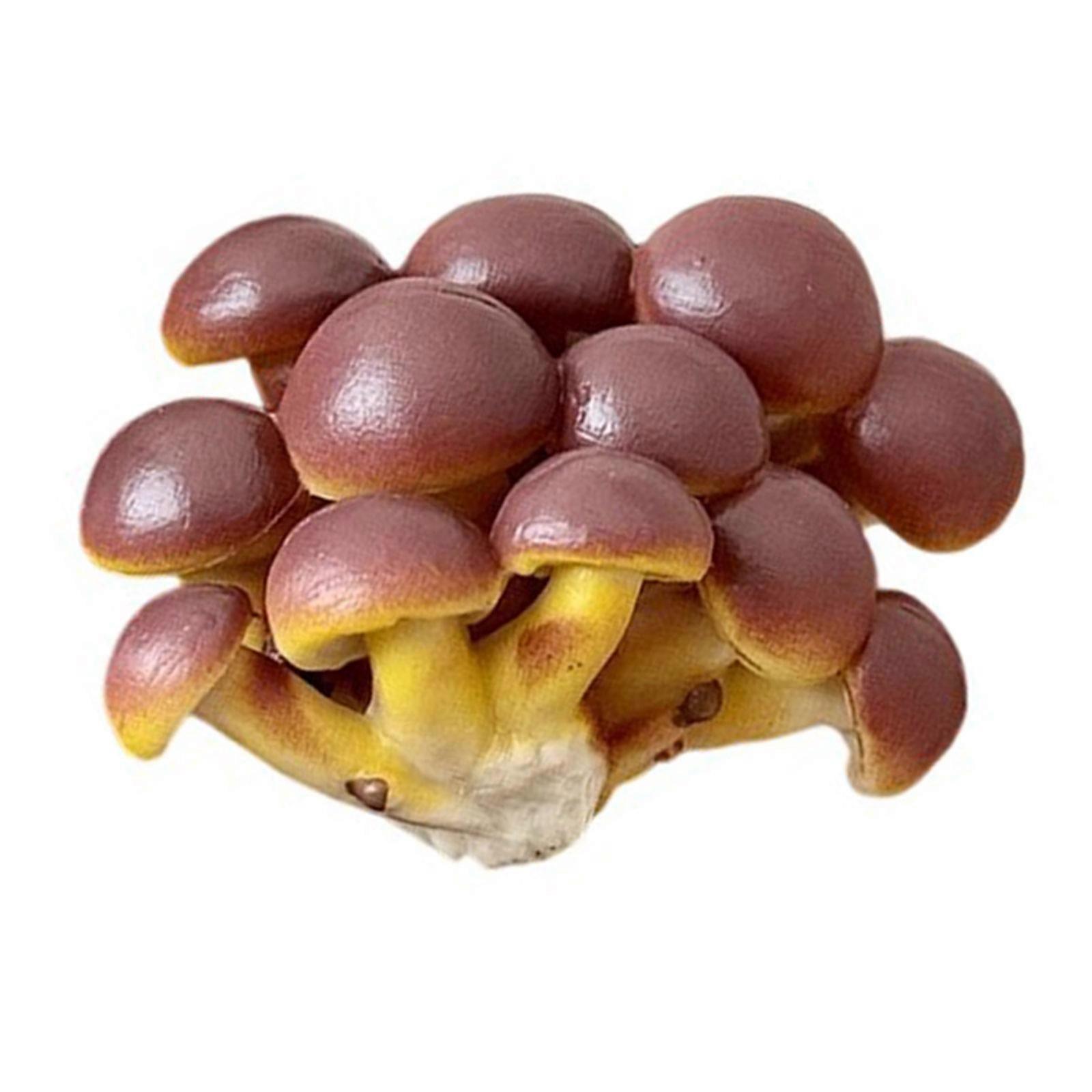 Portable Mini Mushroom Fridge Magnets Home Realistic Simulation PVC Craft