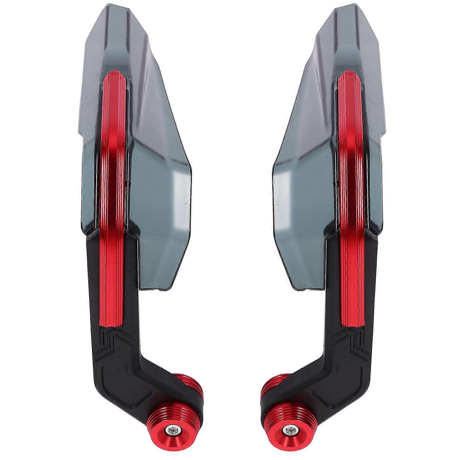 オートバイのハンドガード赤19.00X18.00X6.00CM 2個に乗るためのユニバーサルハンドプロテクション