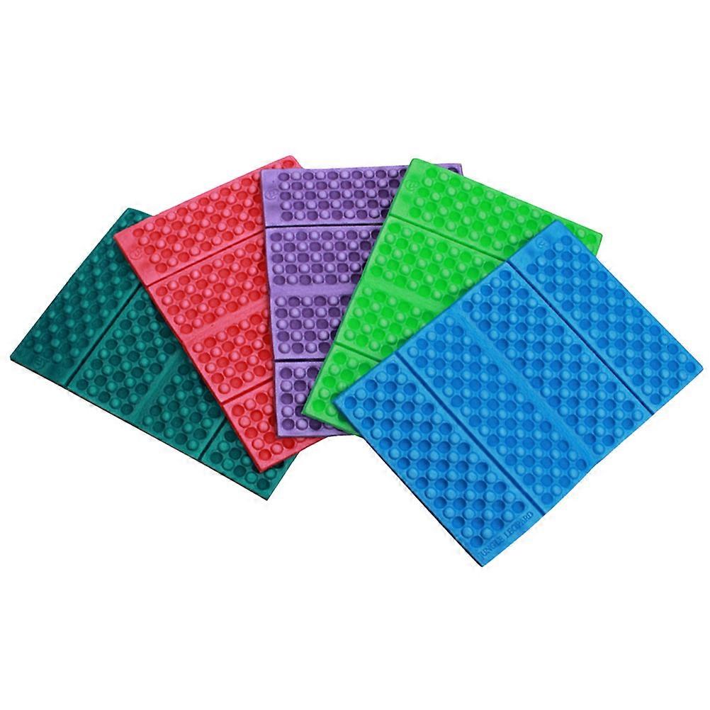 Xpe Fold Mat Picnic Mat Portable Seat Pad For Travel Outdoor Activities Multi Functional Moisture Proof 5Set