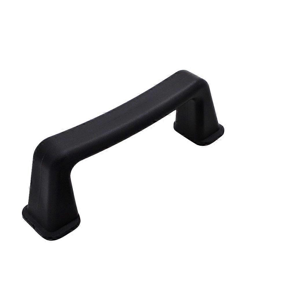 Plastic Handle Black Concealed Handle Bathroom Grab Bar Featuring Setup