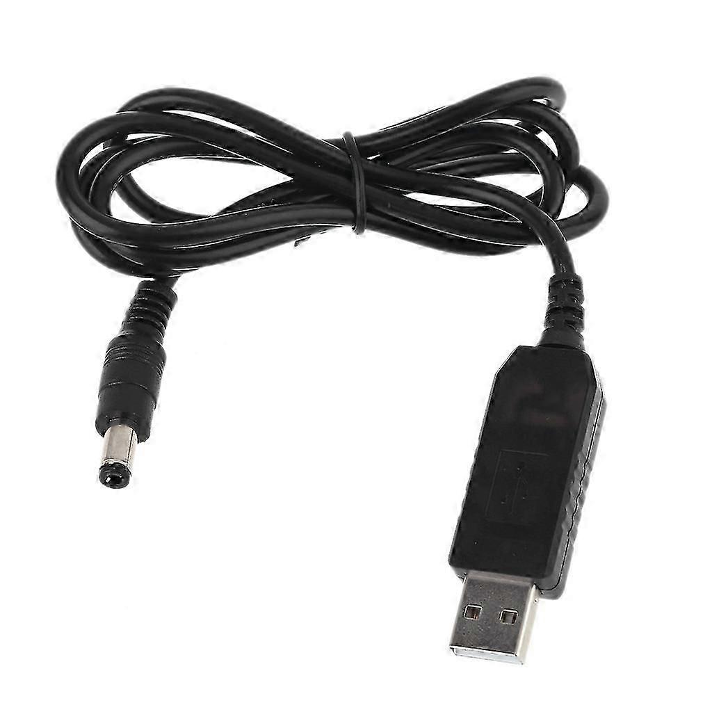 USB to for DC 12V 1.5A Adjustable Voltage 5.5x2.1mm Power Cable for WiFi Router