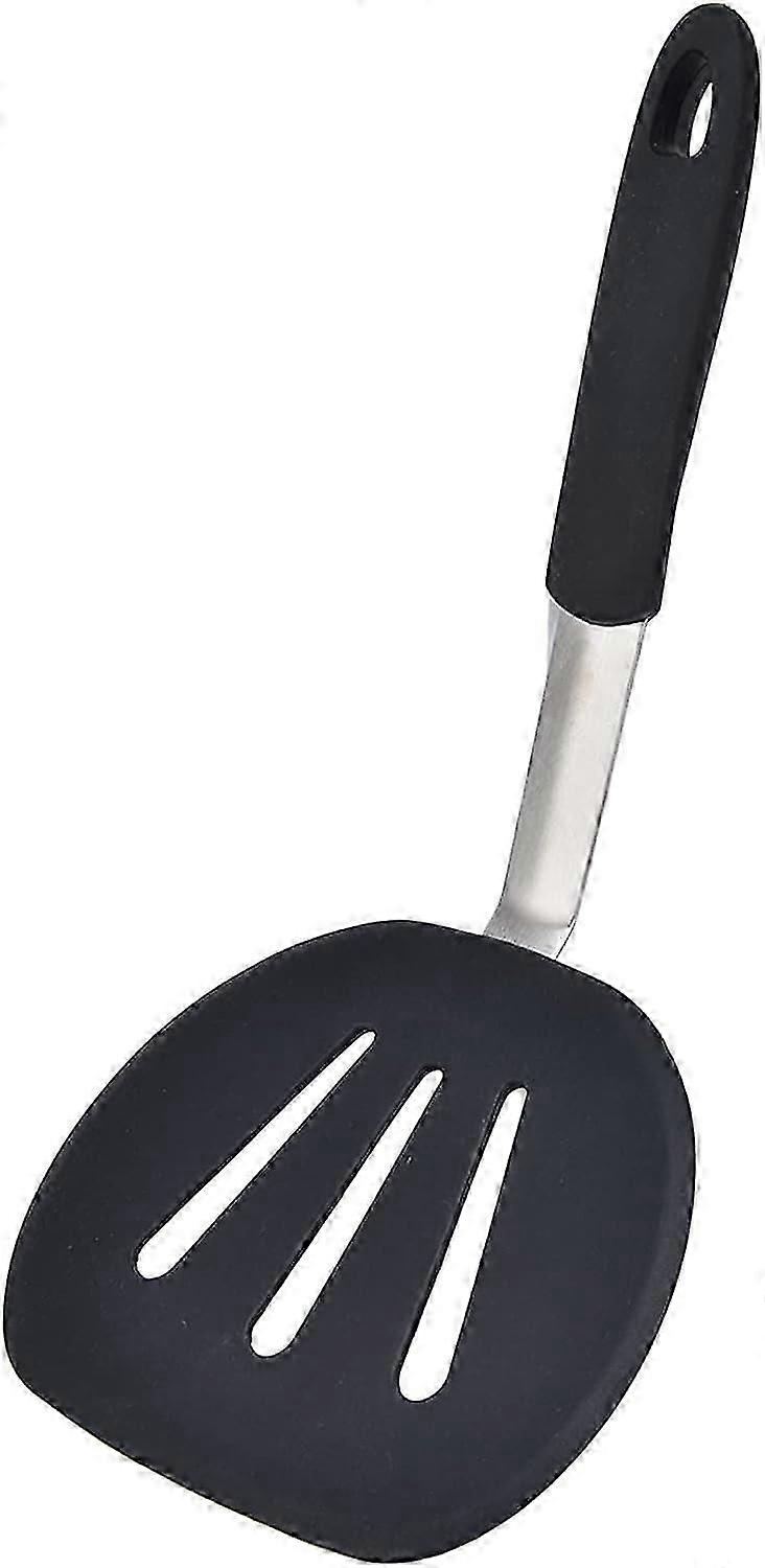 Geniş Yuvarlak Silikon Spatula - Esnek Mutfak Gereçleri