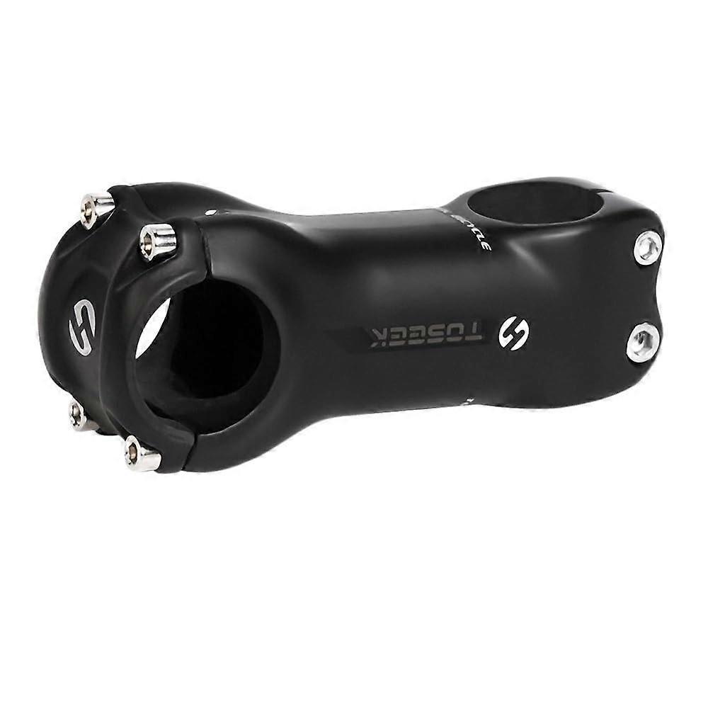 Bicycle stem black matt carbon stem bicycle accessories 31.8 mm handlebar stems 6 or 17 degrees bicycle parts bicycle handlebar raise (6 degrees 80mm)