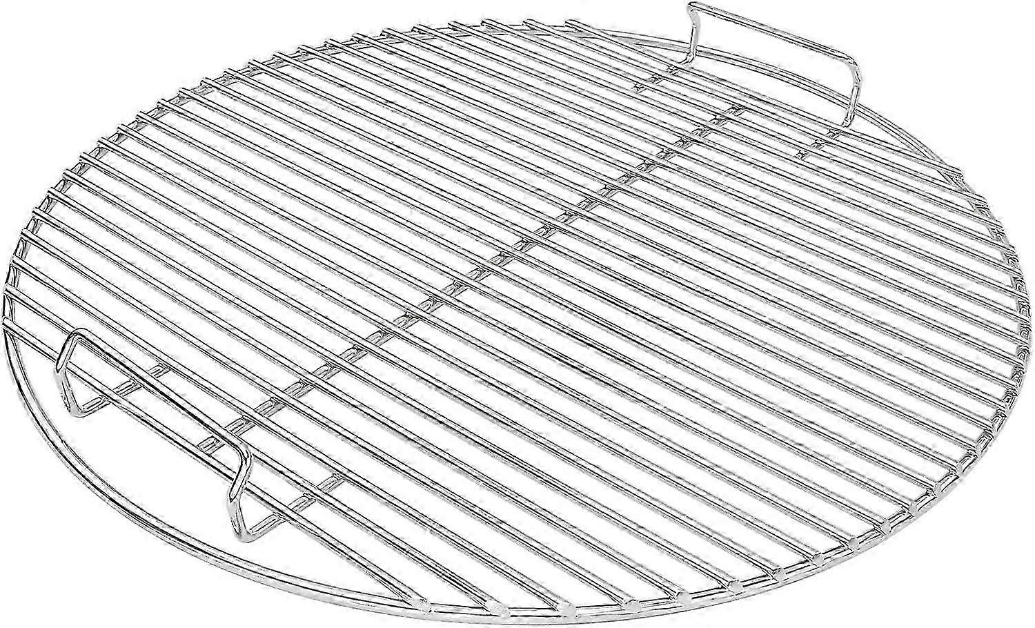 Round Grate Replacement For Efficient Cooking, Heavy Duty Stainless Steel Ensures Longevity And Safety, 44.5Cm Diameter With Hinged Design For Edition