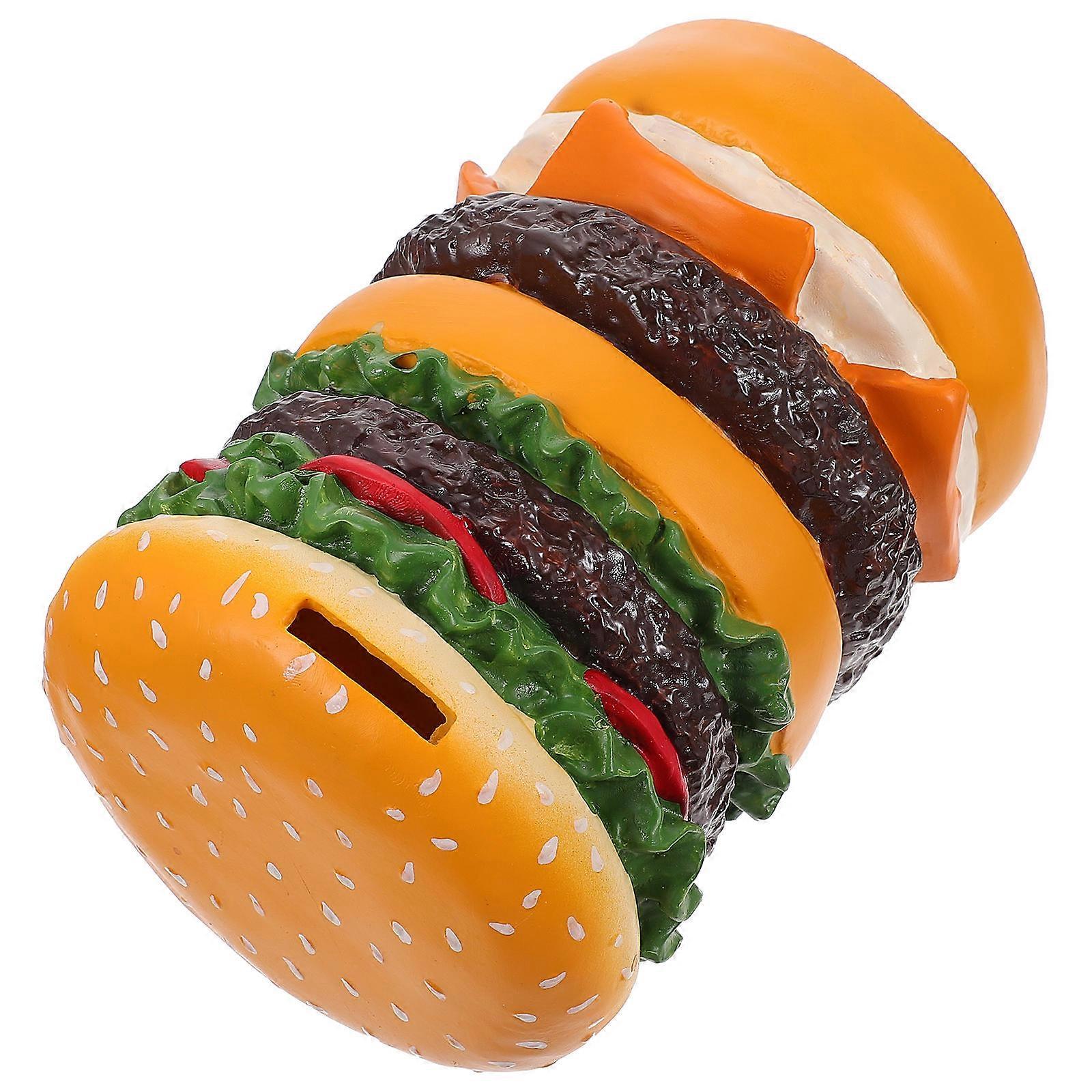 Practical Burger Coin Jar Girls present Home Decoration 1Set