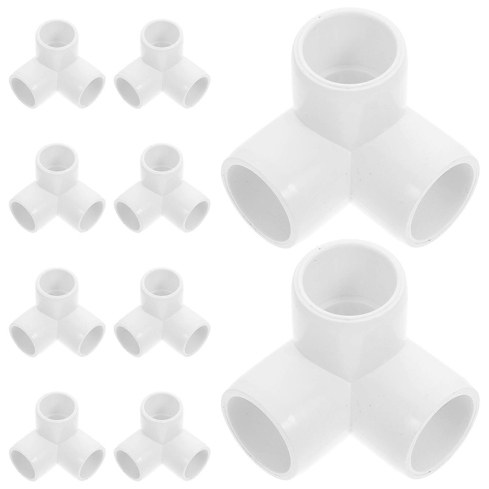 Pvc Pipe Fittings For Diy Enthusiasts Heavy Duty Y-Shaped 10Pcs