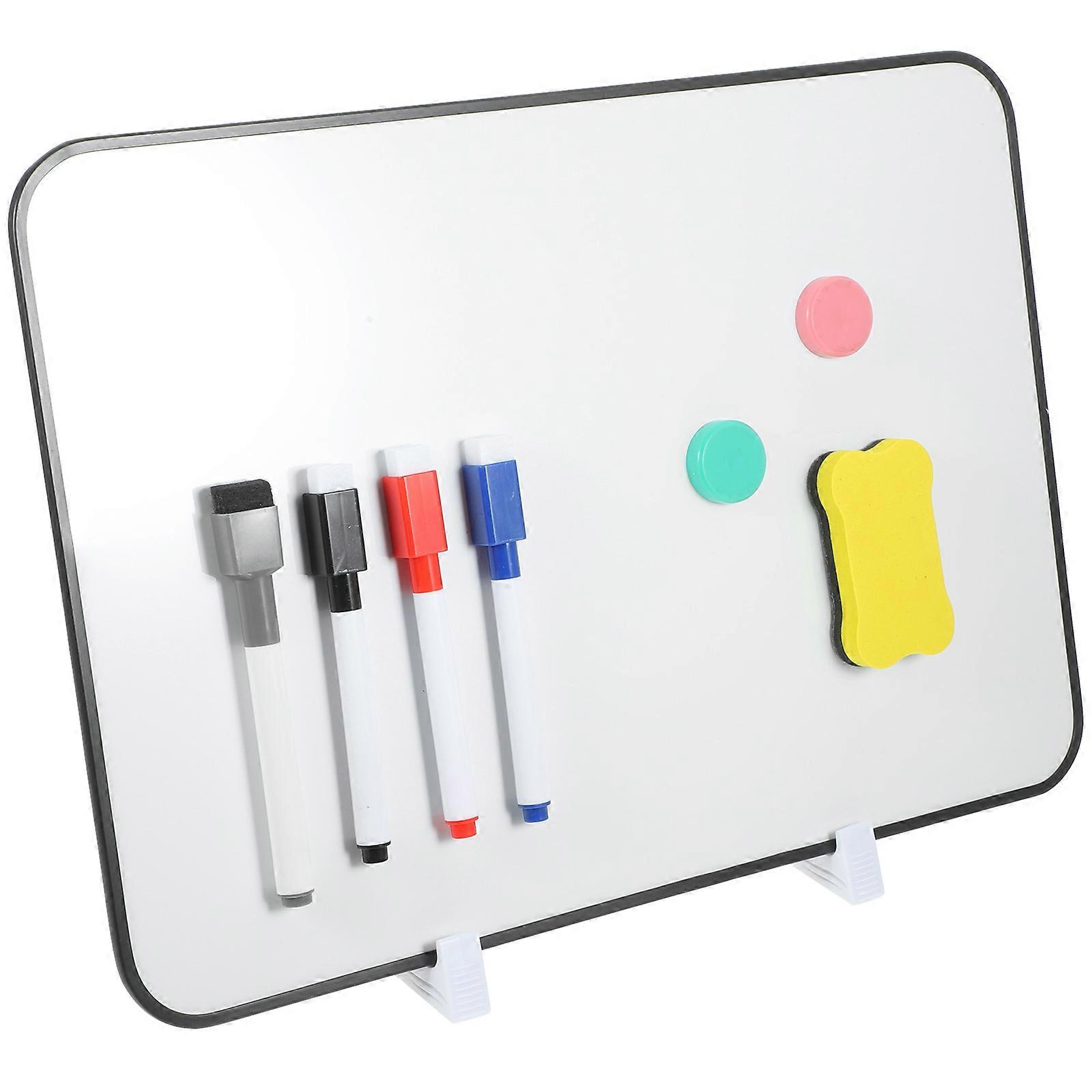 Double Sided Whiteboard Erasable Writing Home Office Design 35.00X25.00X1.00CM Magnetic Attachment 1 Set