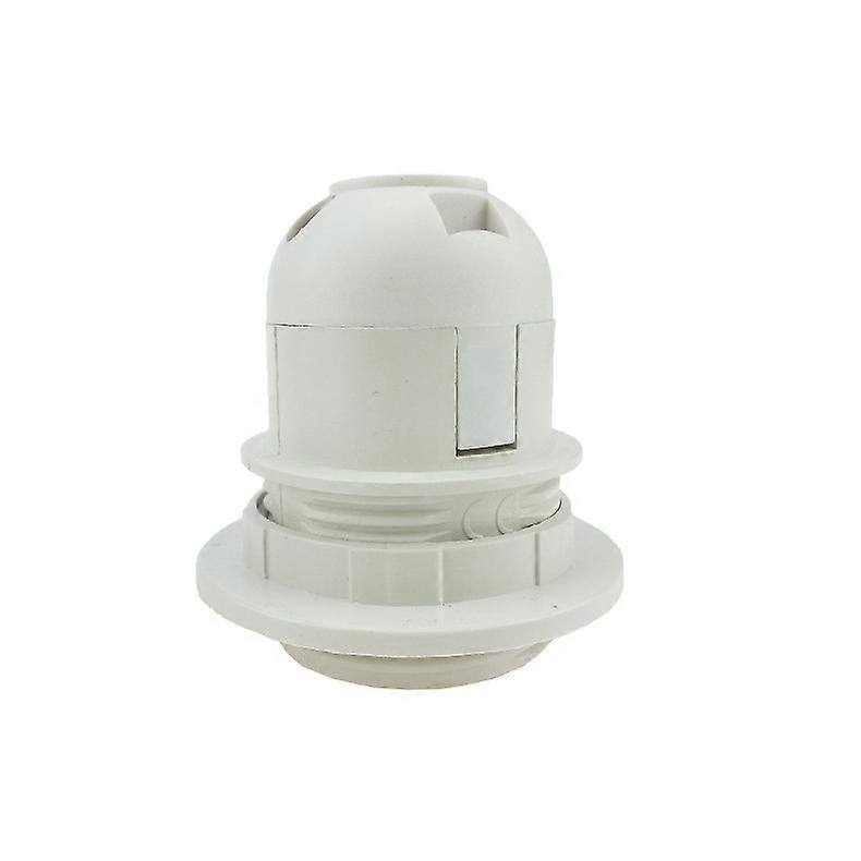 4 Pcs Bulb Holder - For E27 Bulb - Practical Socket - Plastic Shade Adapter（White） ZeGoods