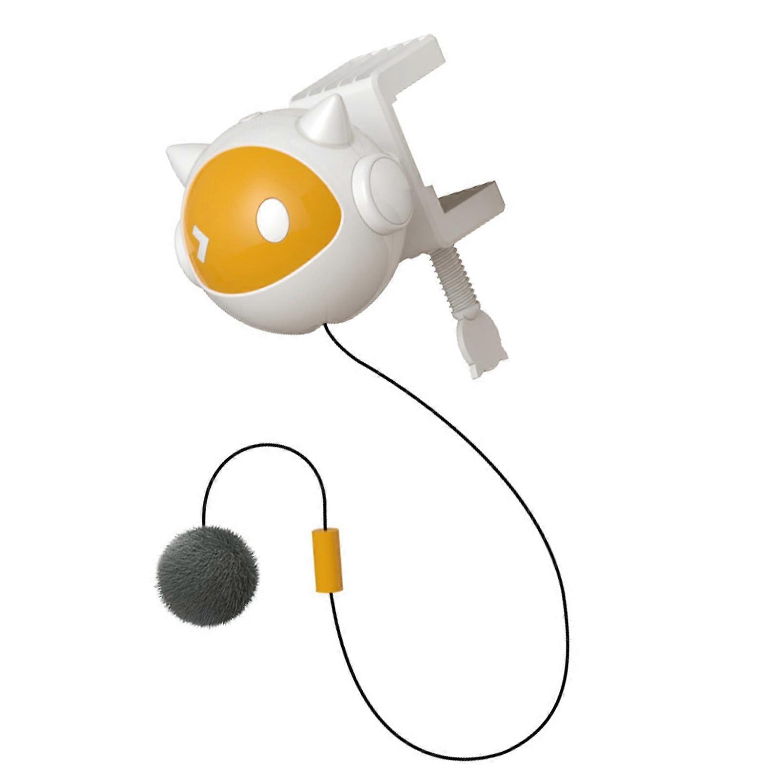 Electric Elevating Cat Toy with Long Rope, Bouncing Exercise Teaser Toy for Felines, Interactive Fun for Cats