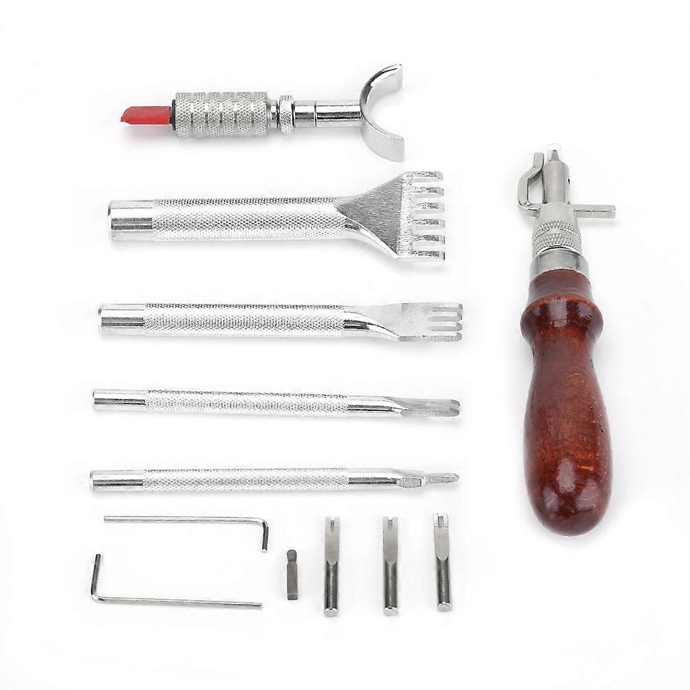 2025 Latest Model  6 pcs/set Leather Craft Punch Tools Kit Stitching Carving