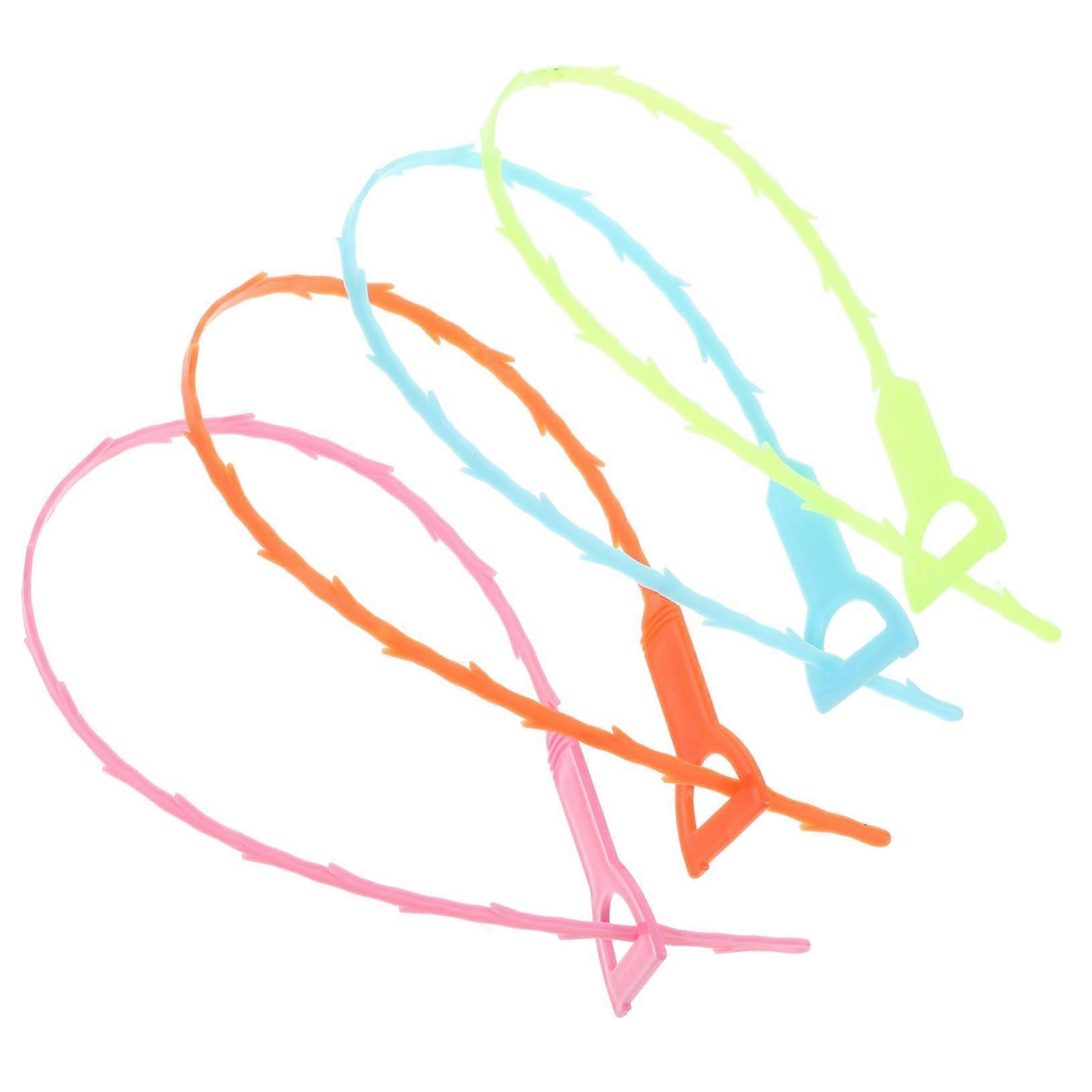 8 pcs. Set of drain cleaning tools Hair remover for bathroom Practical solution for clearing blockages and reusable Various colors