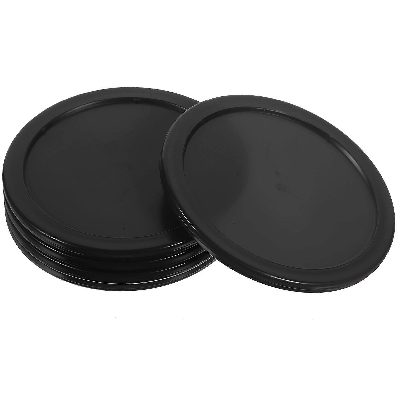 5pcs Plastic Air Hockey Pucks for Indoor Table Games Replacement Fun Family Activity for Billiards, Bars, and Theme Parks