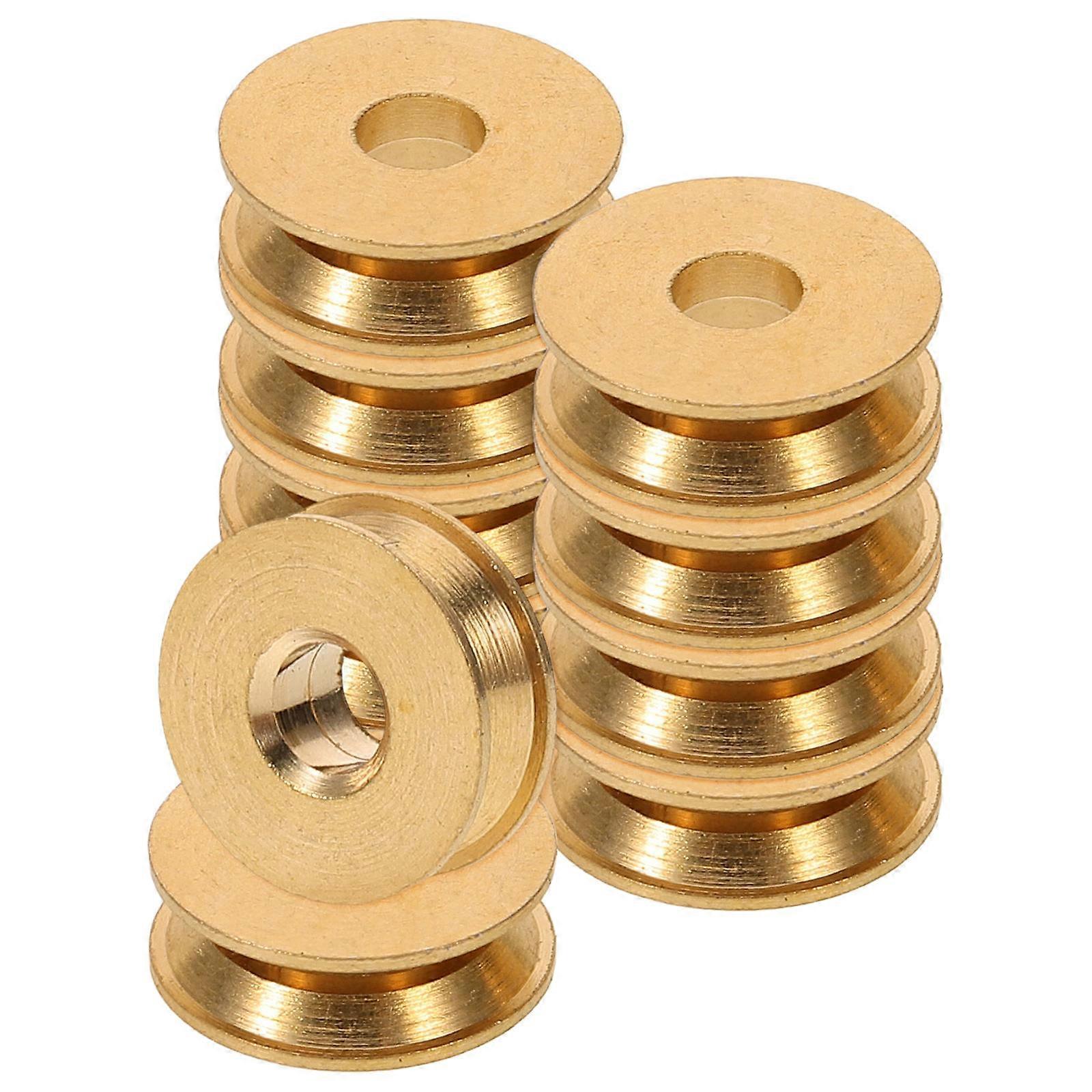 10pcs Recorder Gear Pulley Belt Wheel for Audio Equipment – Groove Design for Enhanced Transmission Efficiency and Noise Reduction, Compatible with