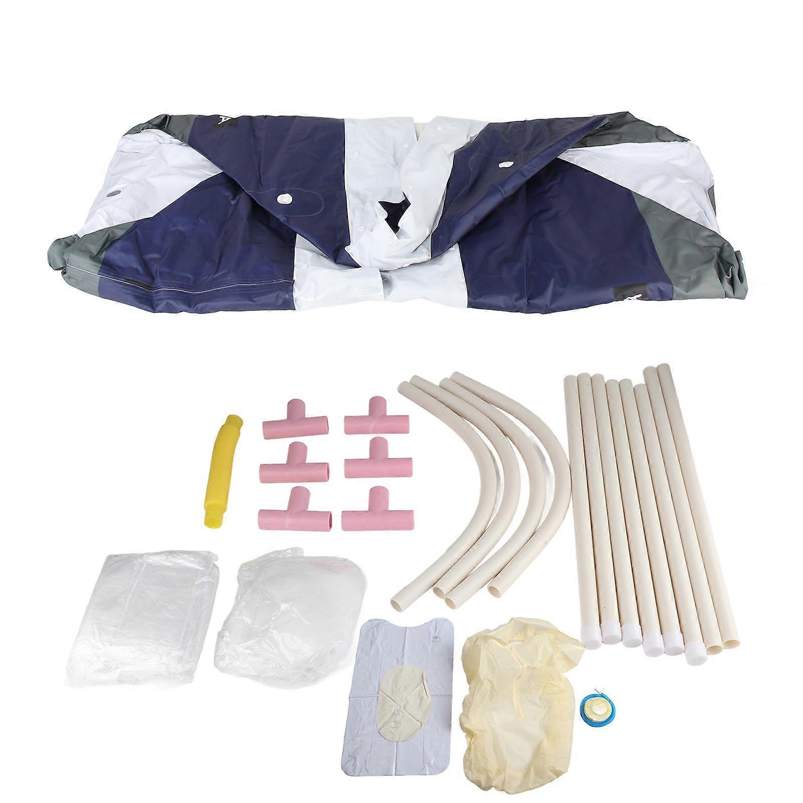 طقم دلو الحوض القابل للطي محمول خفيف الوزن مضاد للانزلاق وعرة نقع حوض استحمام قائم للمنزل