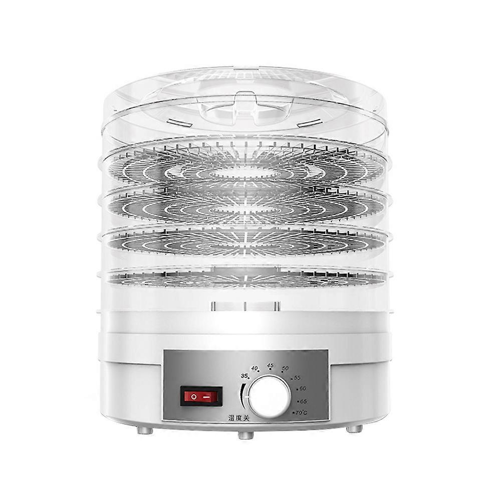 Household Fruit Dehydrator Drainer Drying Fruits Vegetables Meat Nutrient Protection Hot Air Circulation 1Set