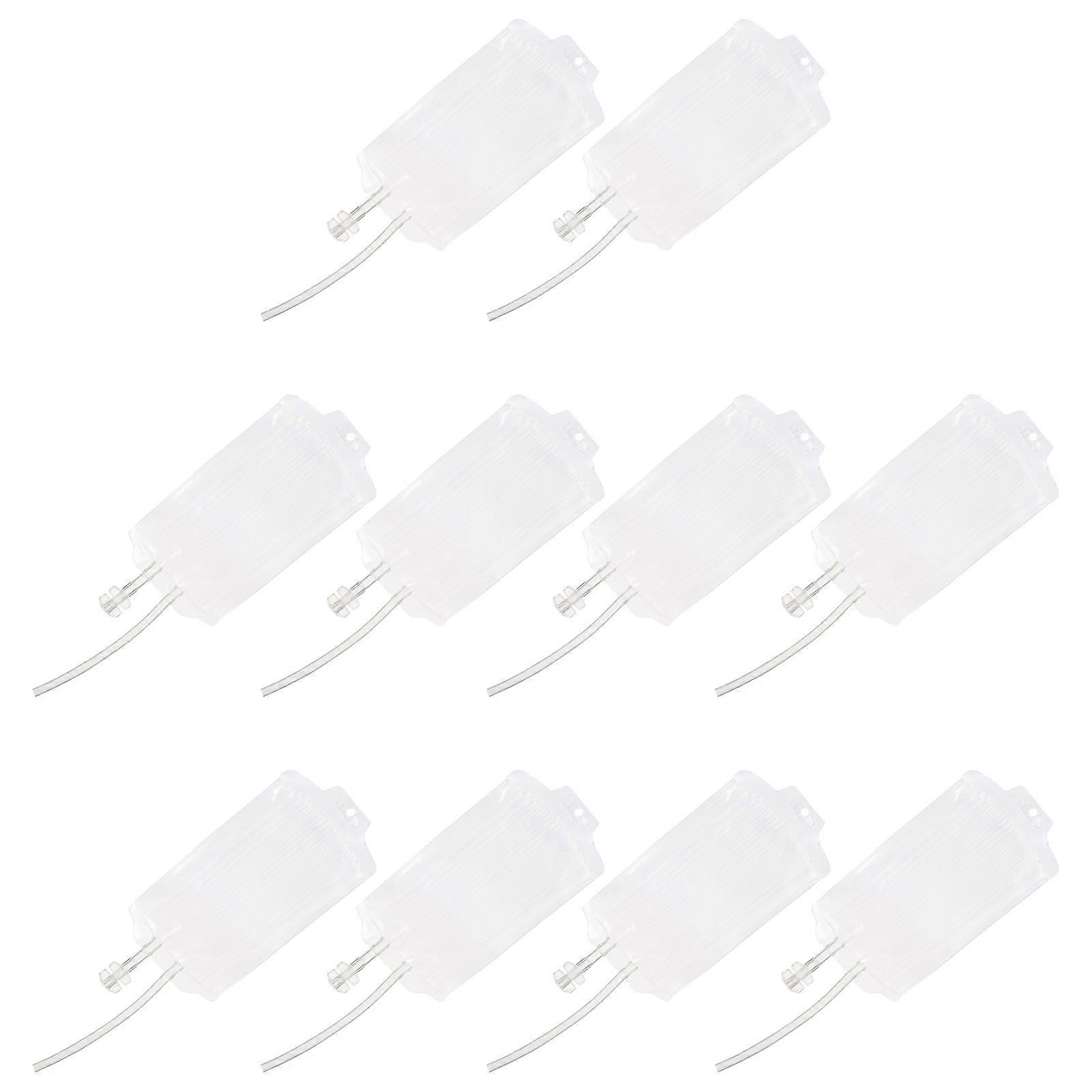 Transparent PVC Pouches for Storage Use Halloween Party Drink Festival Decor 10Pcs