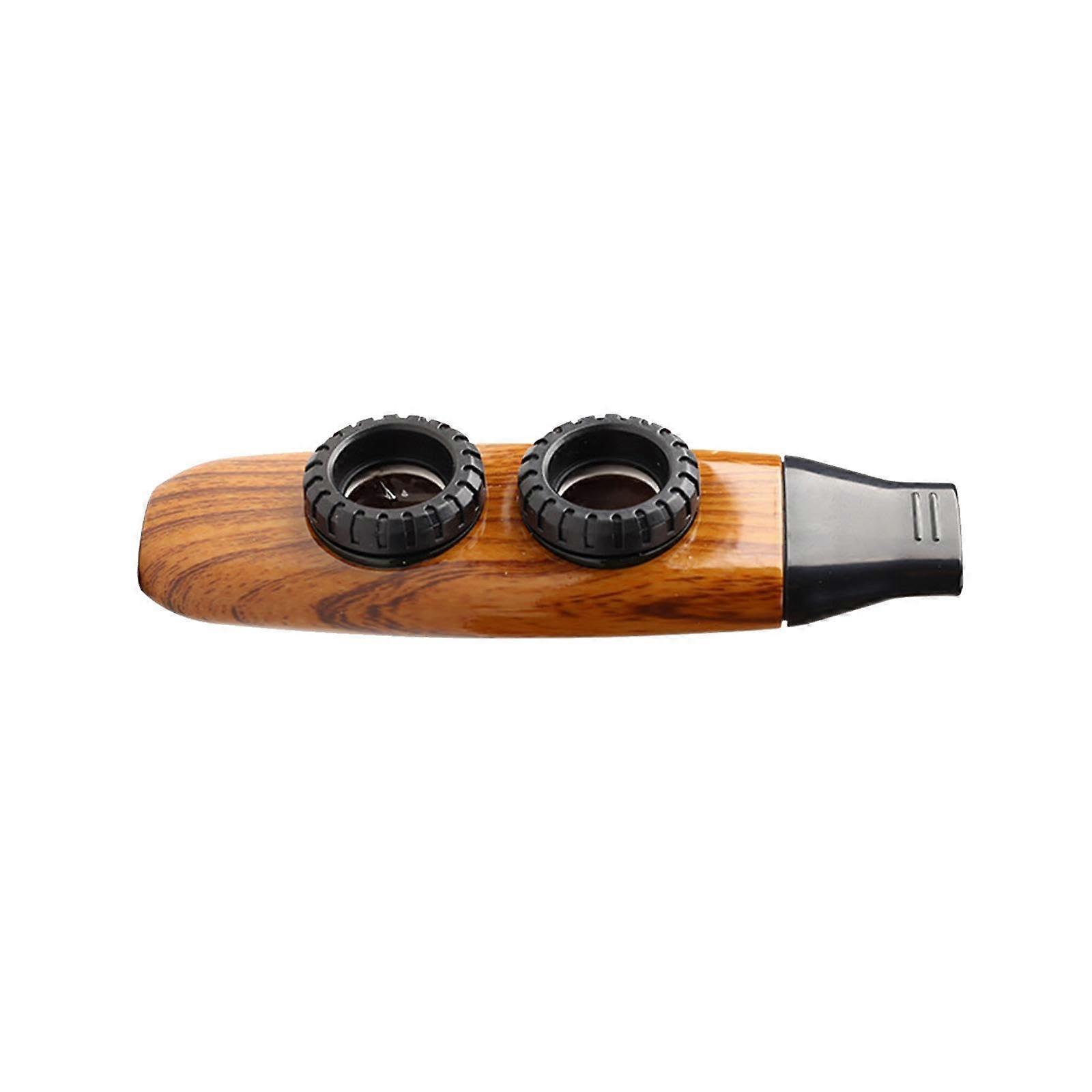 Portable Kazoo DoubleHole Design, Harmonica, Music Accompaniment, Mini Kazoo Instrument with Adjustable Pitch, for Teenagers, Beginners, Children