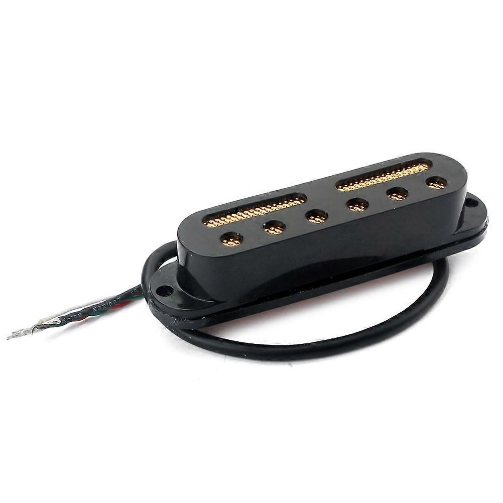 Guitar Parts Replacement SSS Standard Single Coil Neck Middle Bridge Pickup Set 3.3×0.9×0.8in 3Set