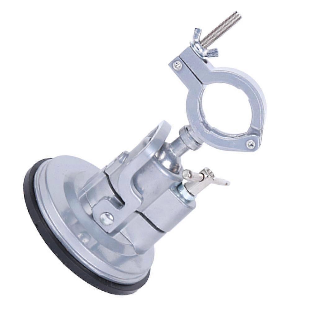 Angle Drill Attachment Heavy Duty 360 Degree Rotation Manually Adjustable Diameter Silver 1Set